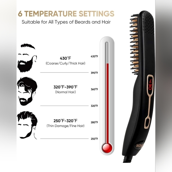 2N1 Professional beard comb - Picture 4 of 10